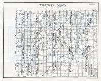 Winnesheik County Map, Iowa State Atlas 1930c